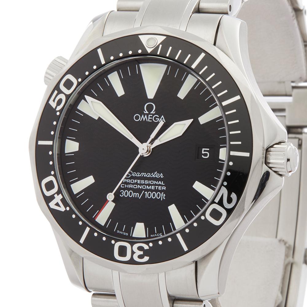 Contemporary 2007 Omega Seamaster Stainless Steel 168.164 Wristwatch
 *
 *Complete with: Presentation Pouch dated 2007
 *Case Size: 41mm
 *Strap: Stainless Steel
 *Age: 2007
 *Strap length: Adjustable up to 19cm. Please note we can order spare links