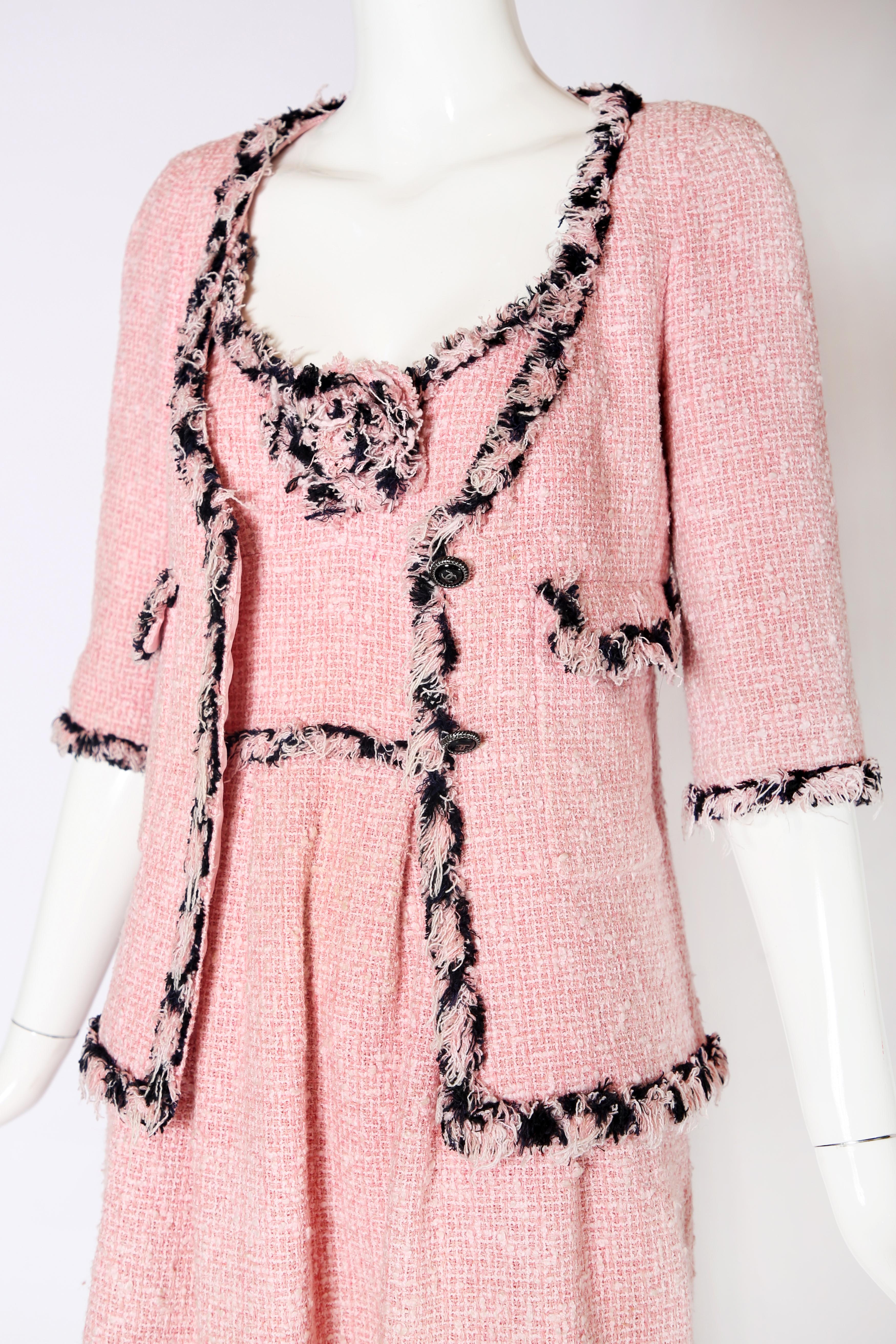 chanel dress pink