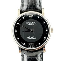2007 Rolex Cellini 5115 Watch 18K White Gold Box / Papers #23236