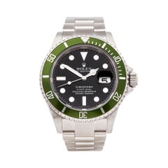 2007 Rolex Submariner Stainless Steel 16610LV Wristwatch