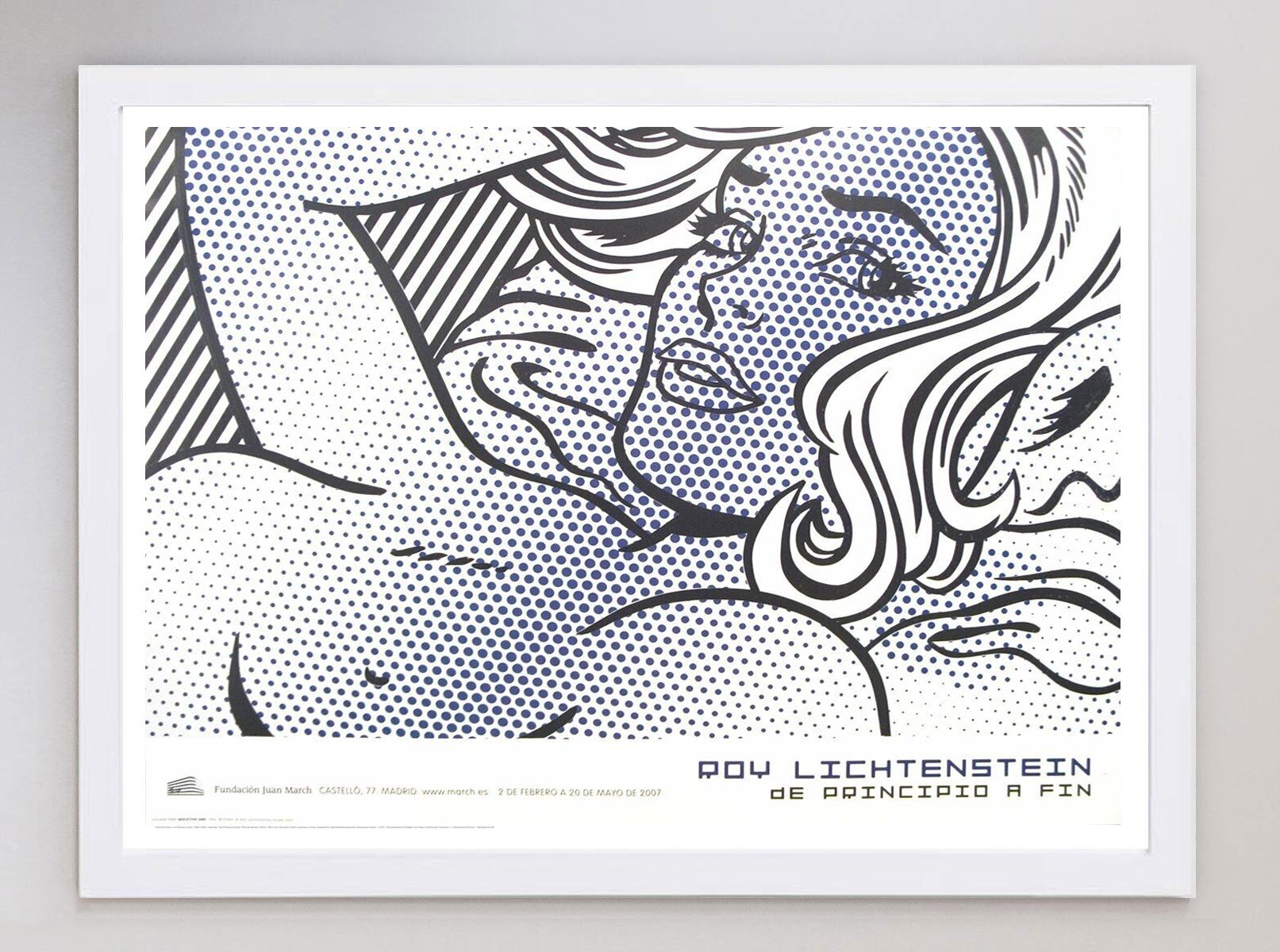 2007 Roy Lichtenstein - Ragazza seducente - Fundacion Juan March Poster originale In condizioni buone in vendita a Winchester, GB