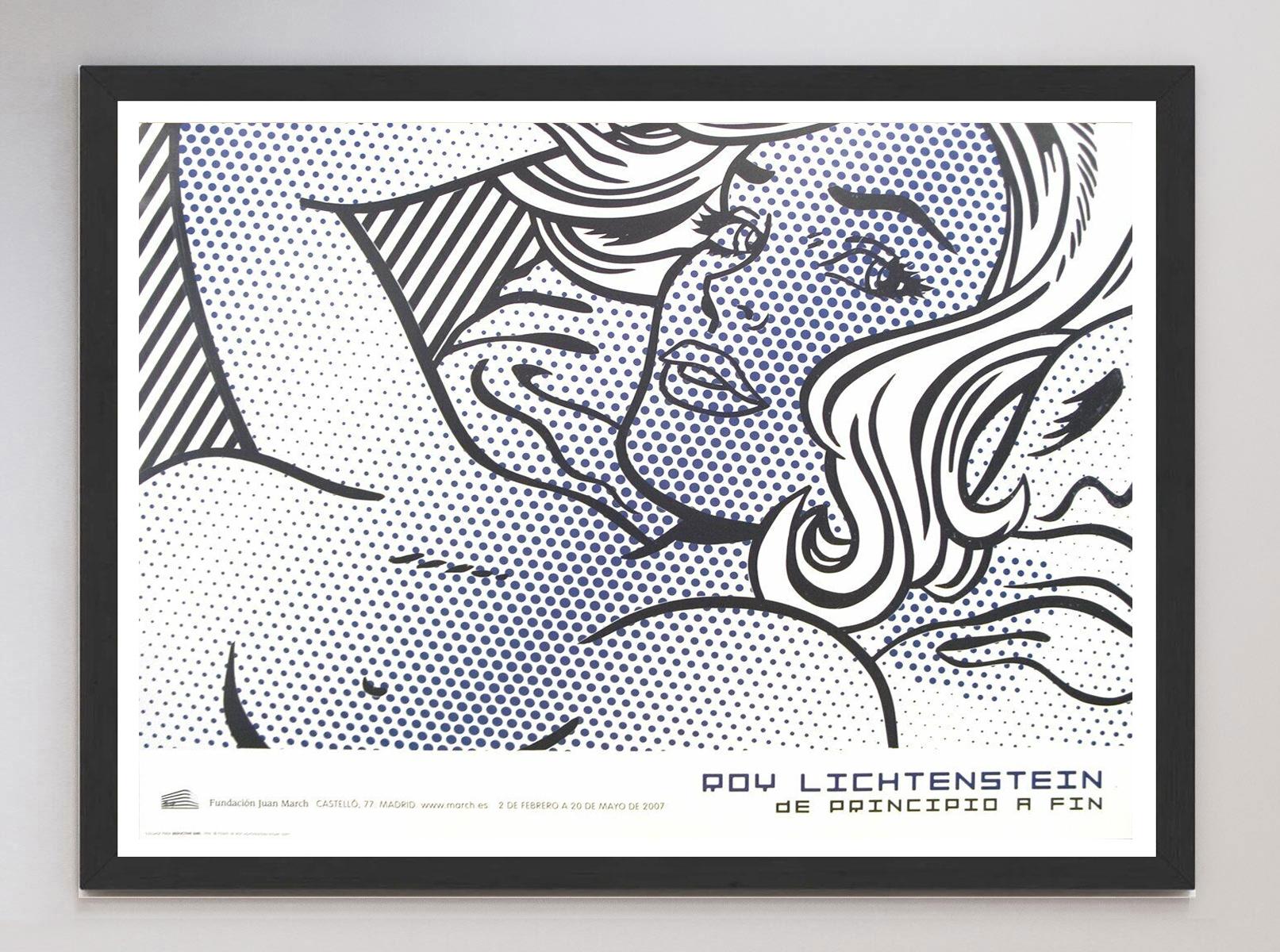 Contemporary 2007 Roy Lichtenstein - Seductive Girl - Fundacion Juan March Original Poster For Sale