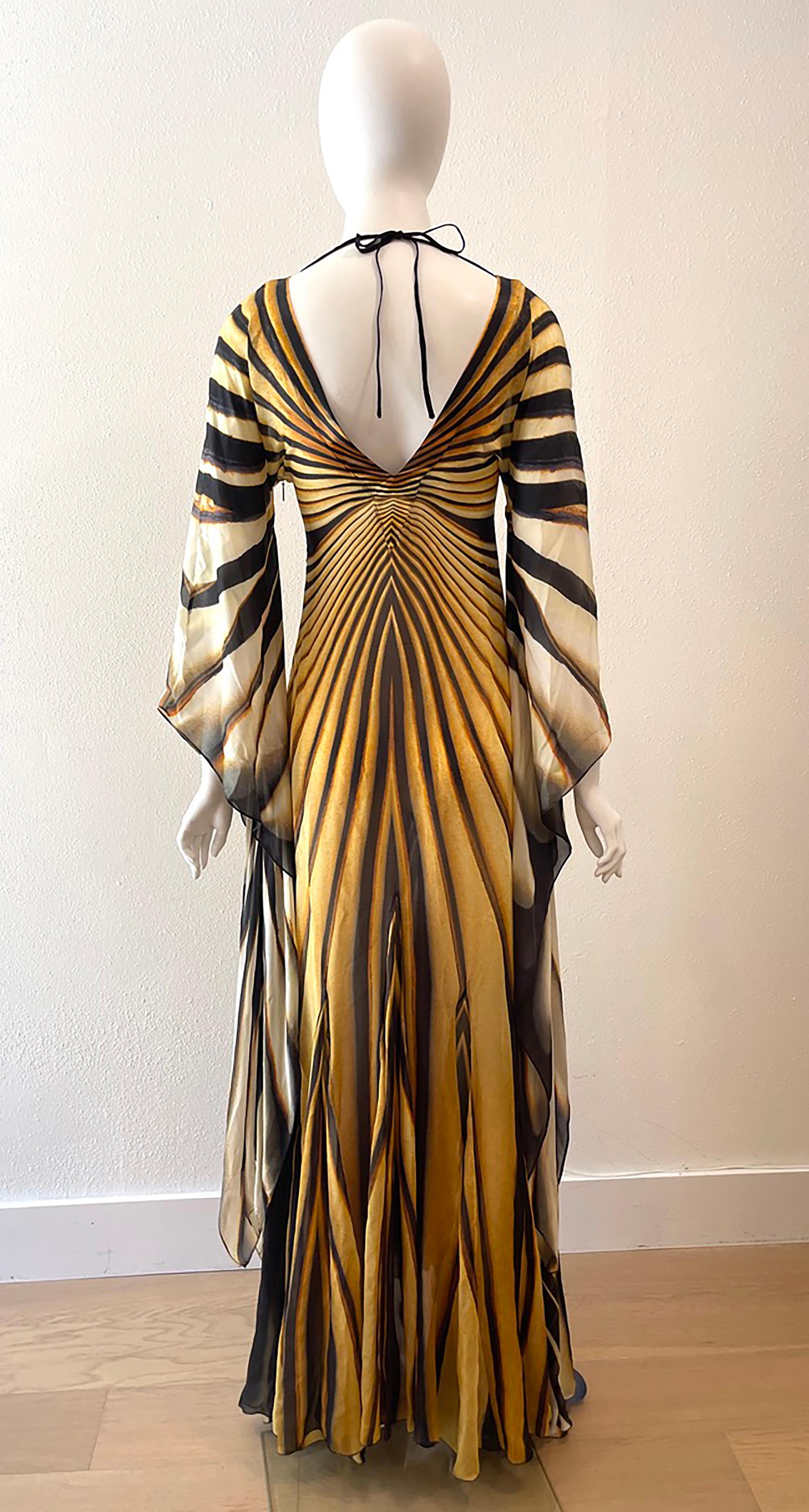 2007 S/S Roberto Cavalli Silk Butterfly Gown look #44
30.5