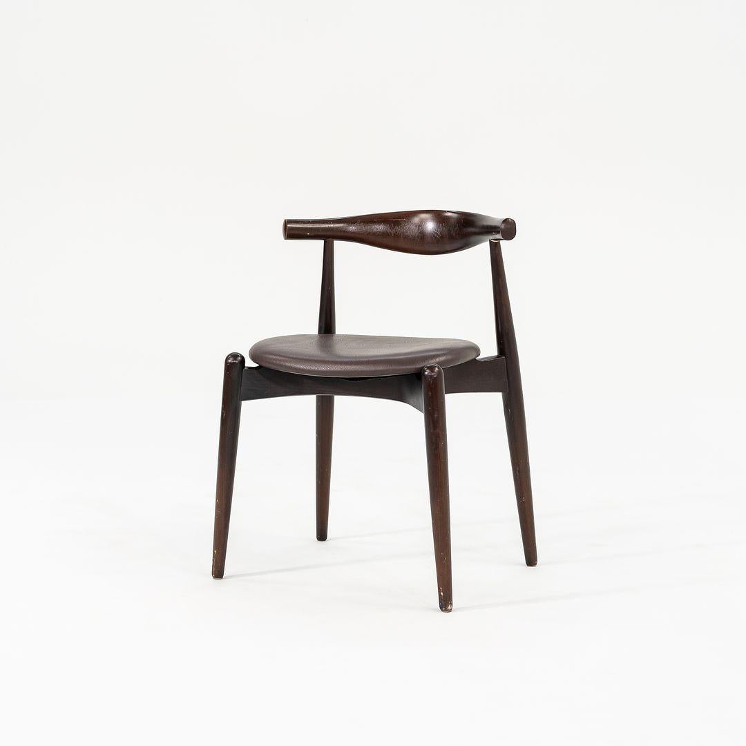 Moderno 2007 Set di sei sedie da pranzo a gomito Hansen per Carl Hansen & Son CH20 in vendita
