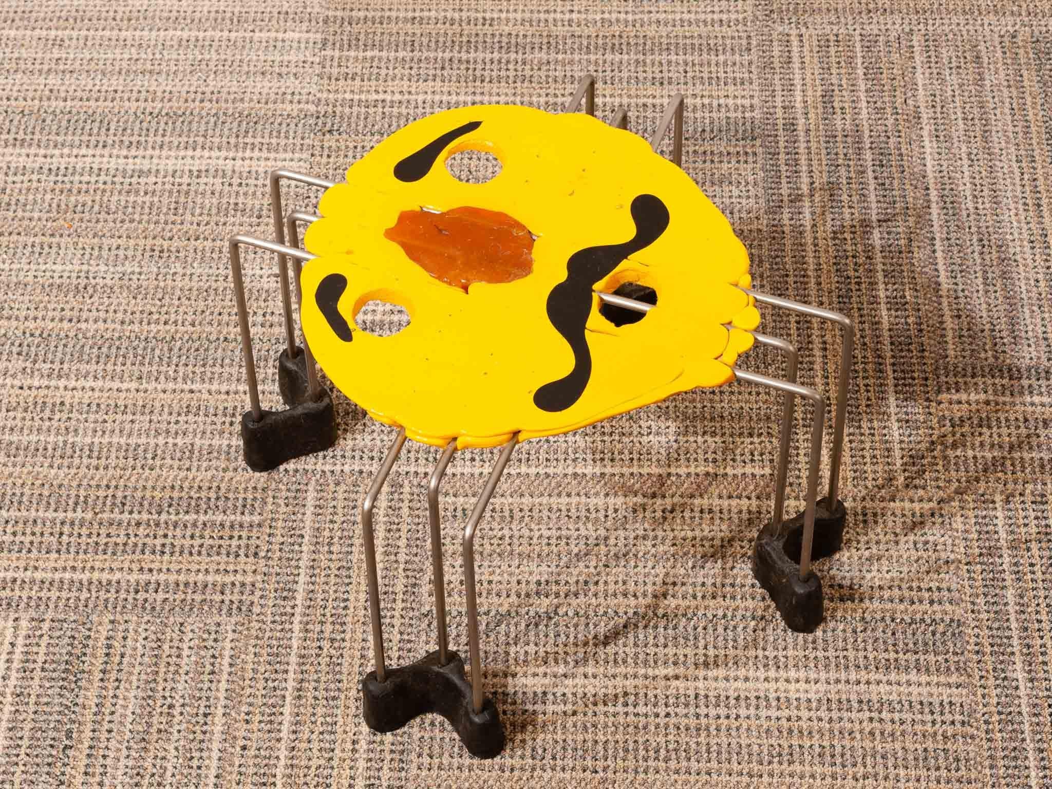 2007 Signed Set of Triple Play Coloured Side Tables by Gaetano Pesce 1