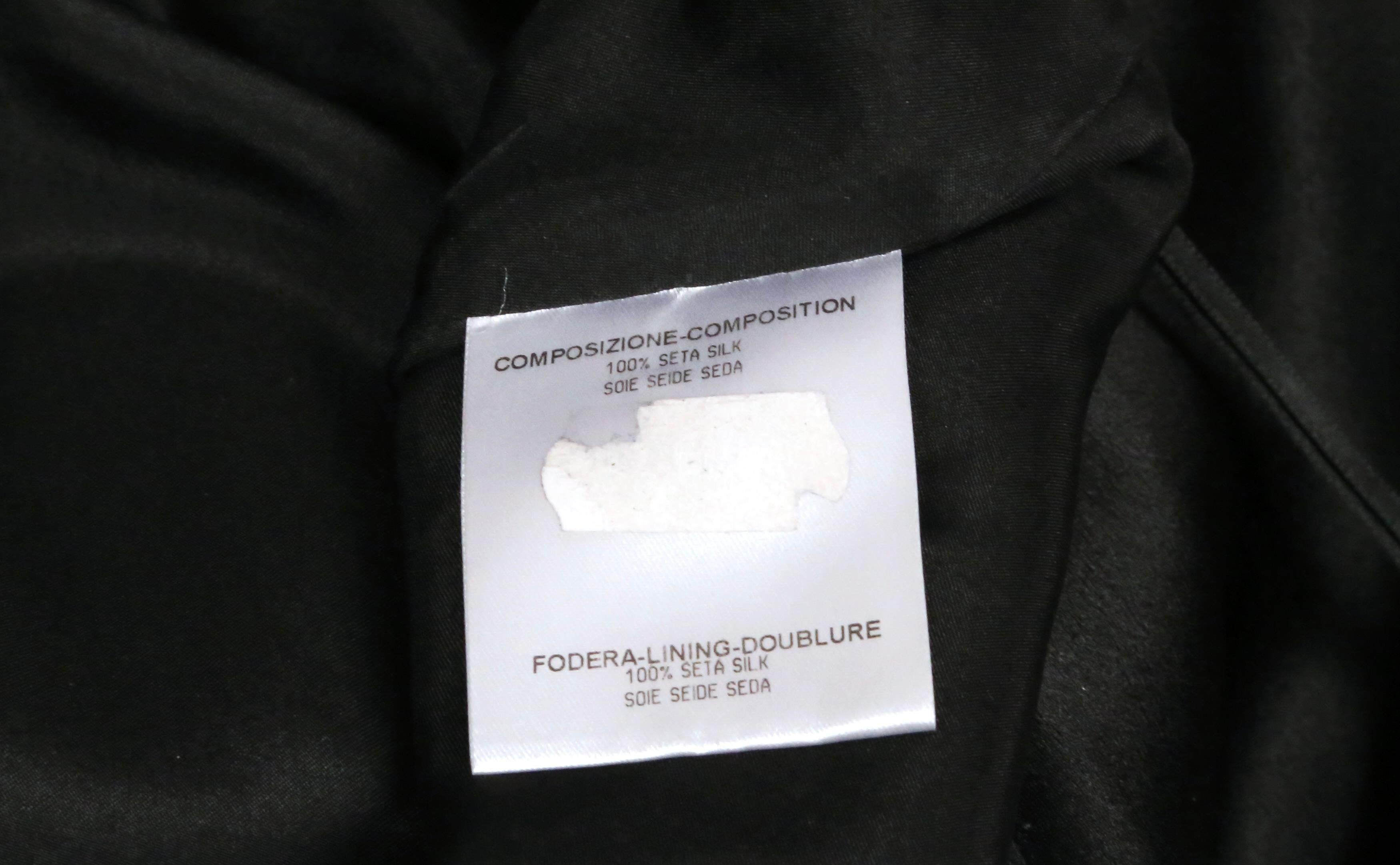 2008 ALEXANDER MCQUEEN black draped silk bias cut dress with asymmetrical bodice For Sale 6