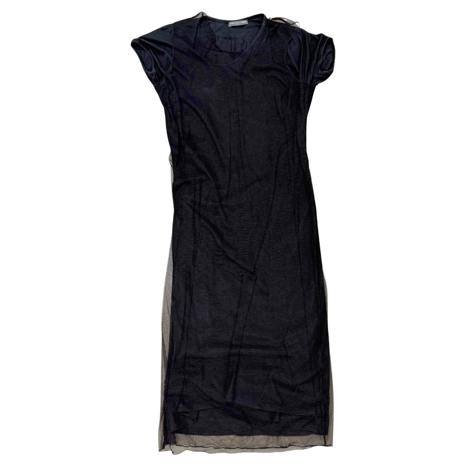 2008 Alexander McQueen double layer dress