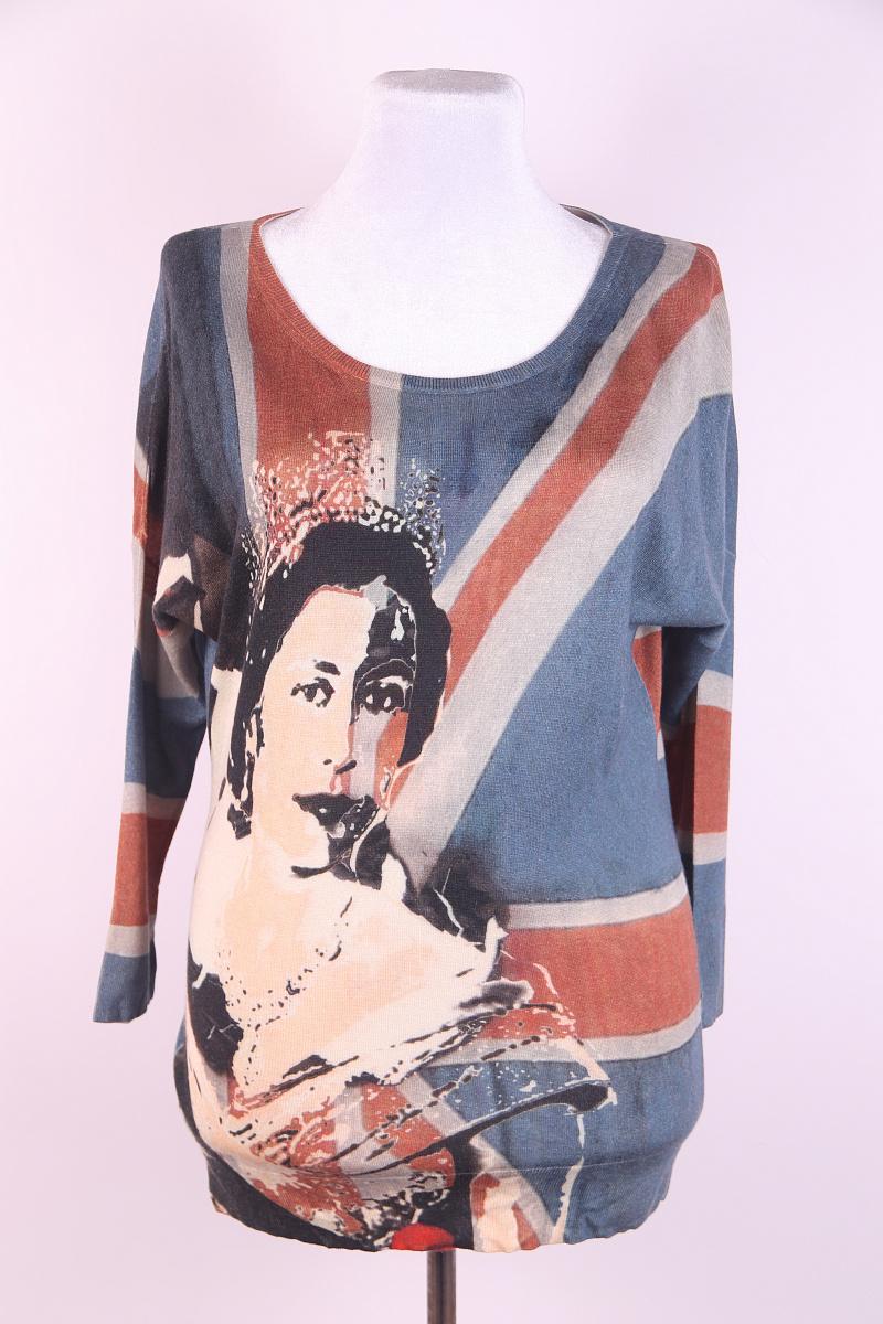 2008 Alexander McQueen Heritage Graphic Sweater For Sale 1