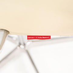 2008 Arne Jacobsen Oxford High-Back Dining or Desk Chair in Cream Leather