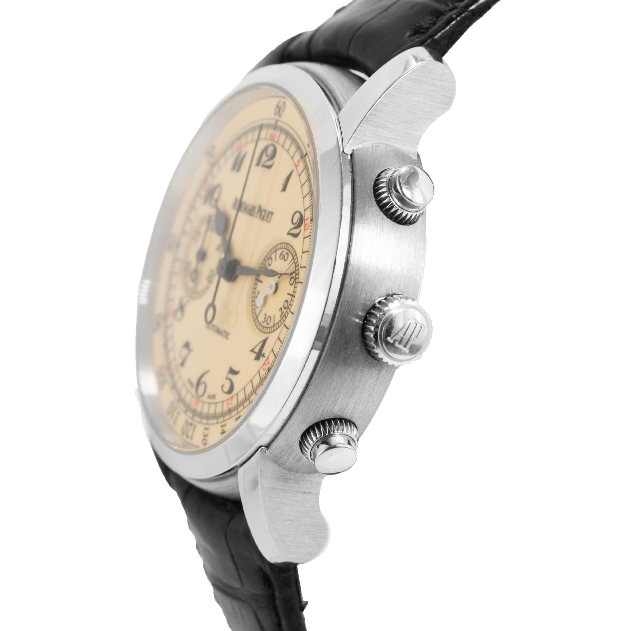 2008 Audemars Piguet Jules Audemars 41MM 26100BC 18K Weißgold Uhr im Zustand „Hervorragend“ im Angebot in Houston, TX