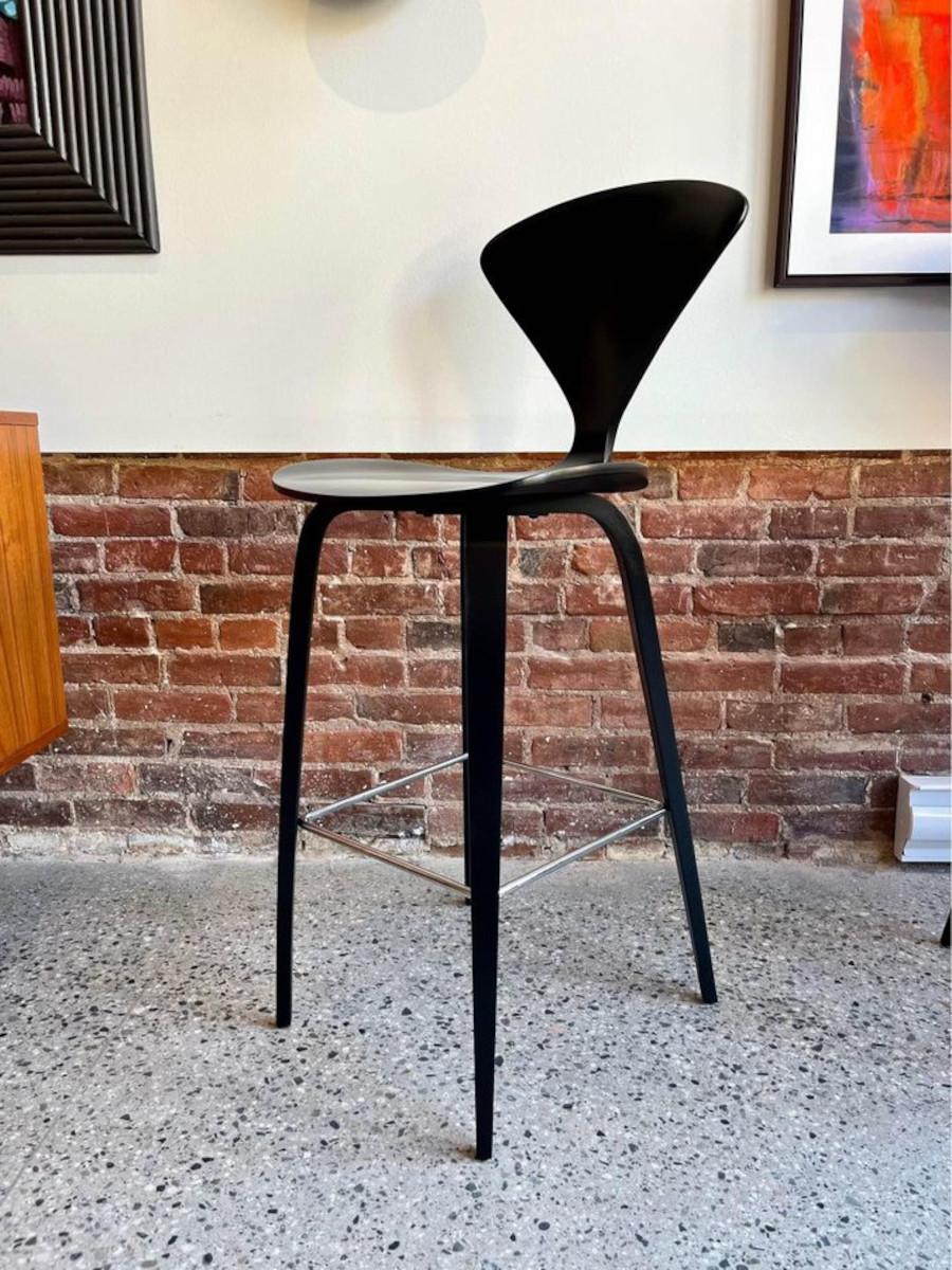 2008 Black Cherner Barstools by Cherner Chair Company For Sale 1