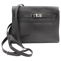 2008 Black Hermes Mini Kelly Danse to be Worn Shoulder , Waist bag or Blackpack