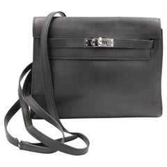 2008 Black Hermes Mini Kelly Danse  to be Worn Shoulder , Waist bag or Blackpack