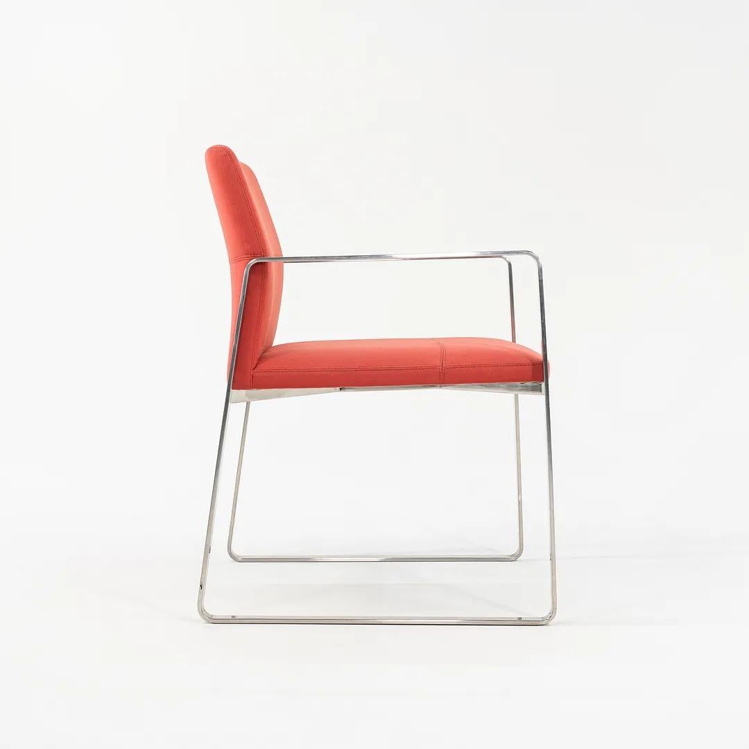 2008 Celon Arm Chairs by Lievore Altherr Molina for Bernhardt Design in Steel For Sale 5