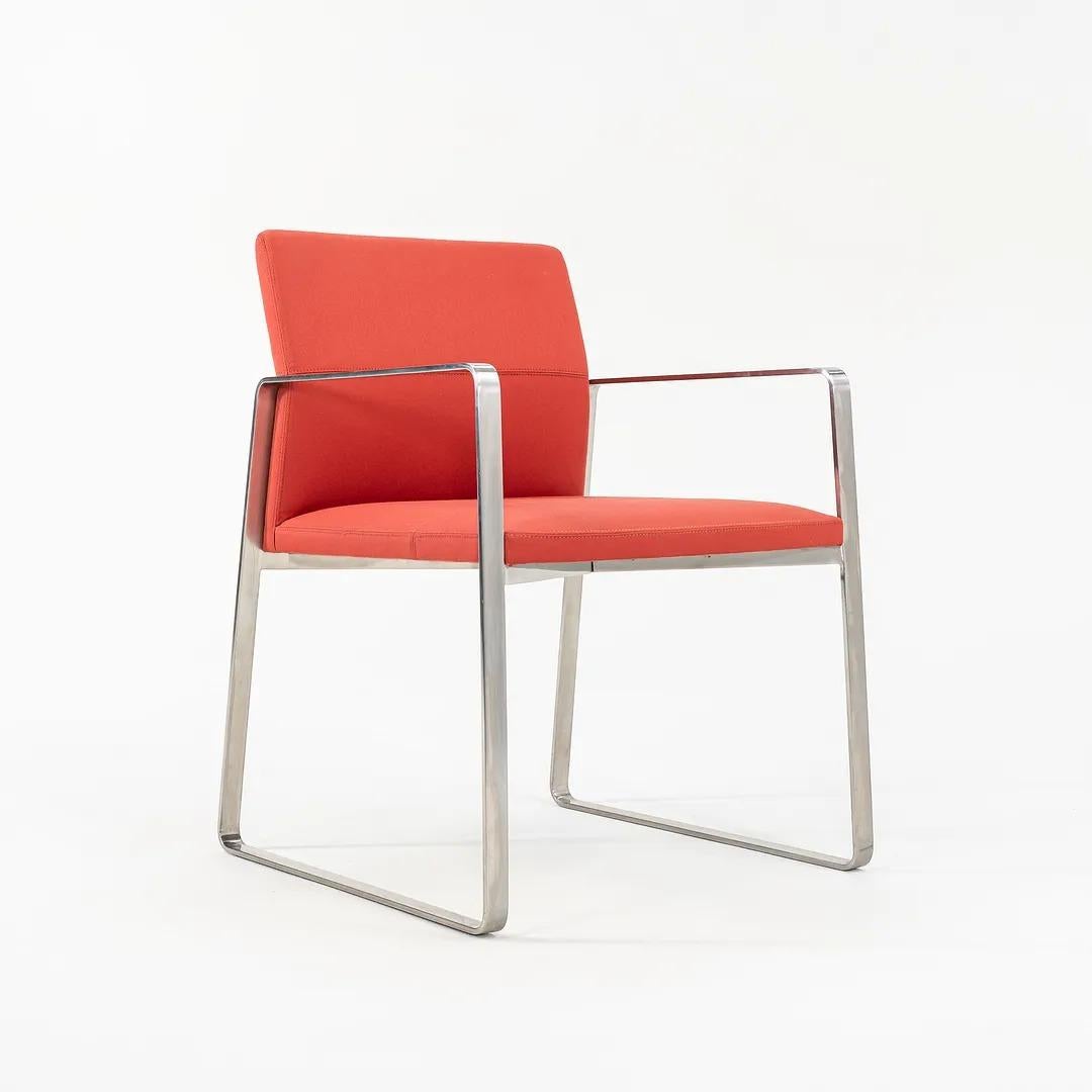 2008 Celon Arm Chairs by Lievore Altherr Molina for Bernhardt Design in Steel For Sale 6