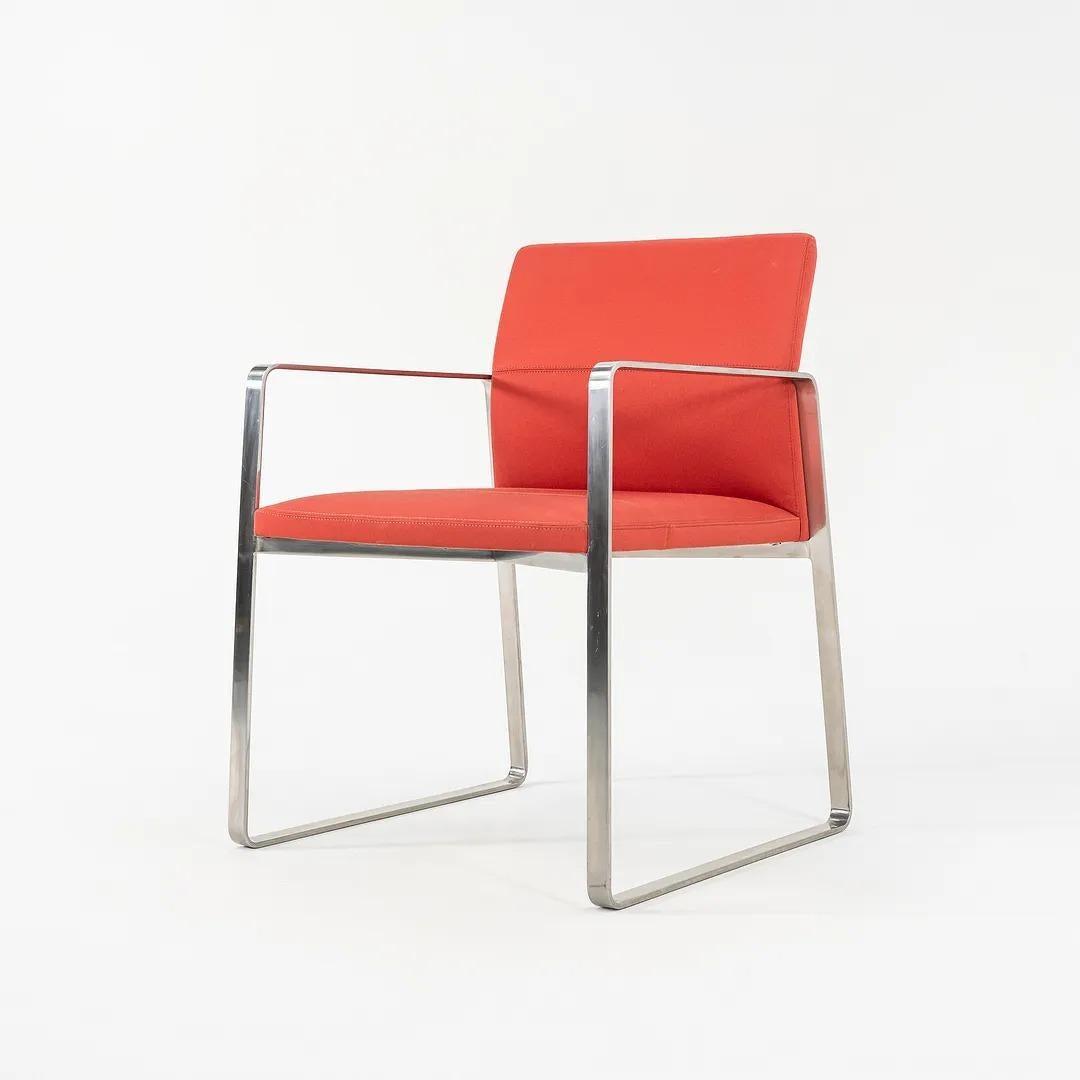 Modern 2008 Celon Arm Chairs by Lievore Altherr Molina for Bernhardt Design in Steel For Sale