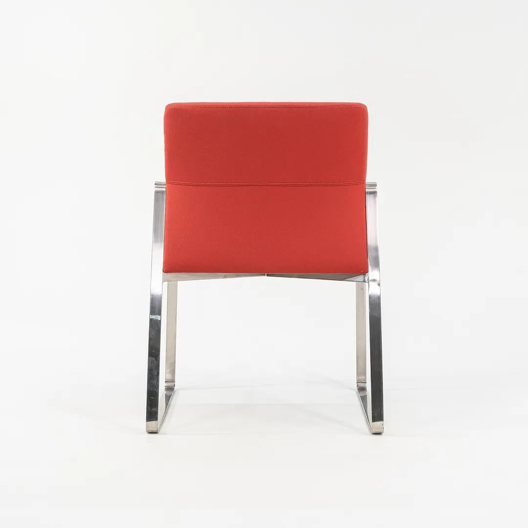 American 2008 Celon Arm Chairs by Lievore Altherr Molina for Bernhardt Design in Steel For Sale