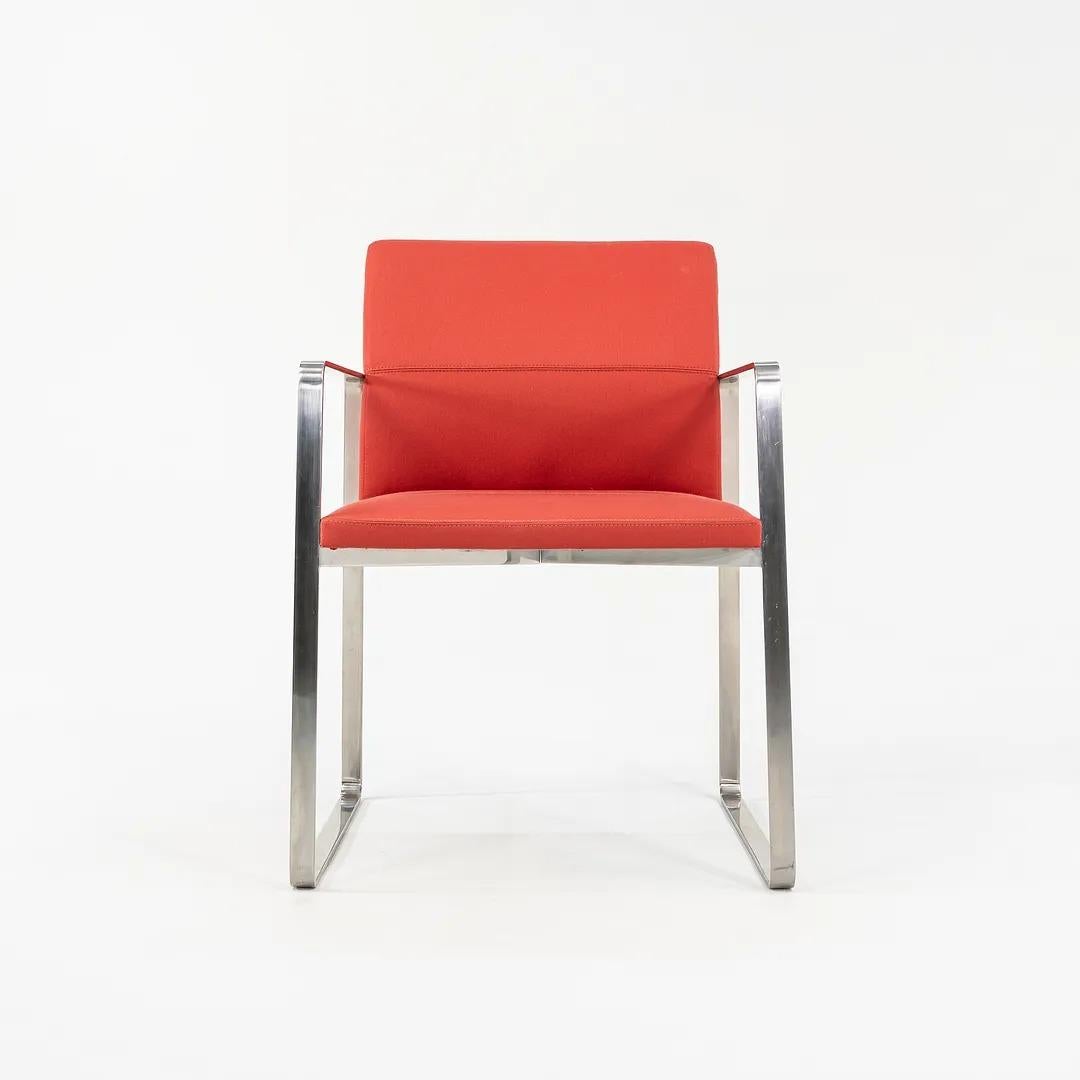 Contemporary 2008 Celon Arm Chairs by Lievore Altherr Molina for Bernhardt Design in Steel For Sale