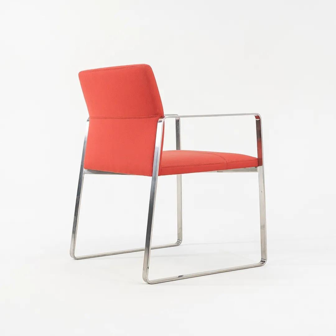 2008 Celon Arm Chairs by Lievore Altherr Molina for Bernhardt Design in Steel For Sale 2