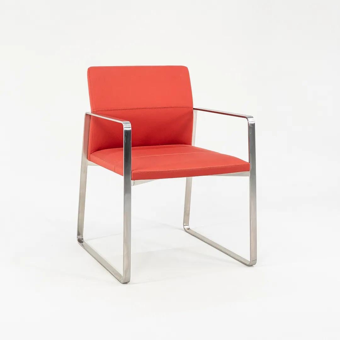 2008 Celon Arm Chairs by Lievore Altherr Molina for Bernhardt Design in Steel For Sale 3
