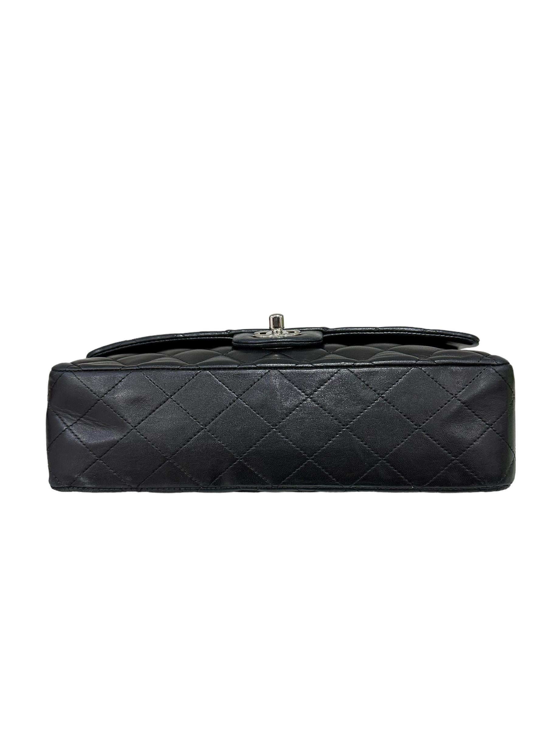 2008 Chanel. 2.55 Timeless Black Leather Shoulder Bag 7