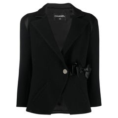 2008 Chanel  Black Wool Boucle Jacket