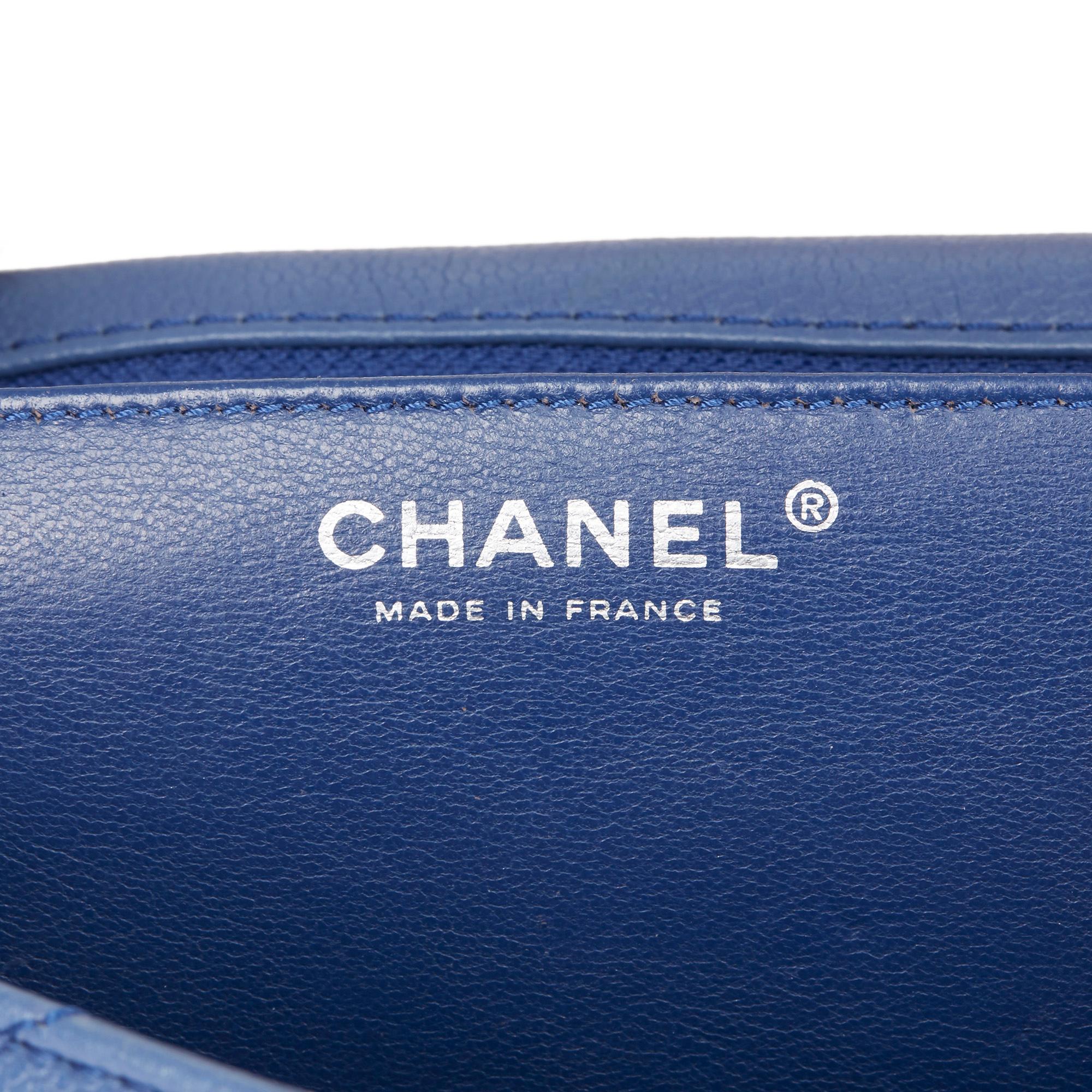 CHANEL
Blue Quilted Caviar Leather Jumbo Classic Single Flap Bag

Xupes Reference: HB3434
Serial Number: 12861976
Age (Circa): 2008
Accompanied By: Authenticity Card
Authenticity Details: Authenticity Card, Serial Sticker (Made in France)
Gender: