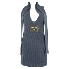 2008 Chanel Brand Tag Mohair Dress
