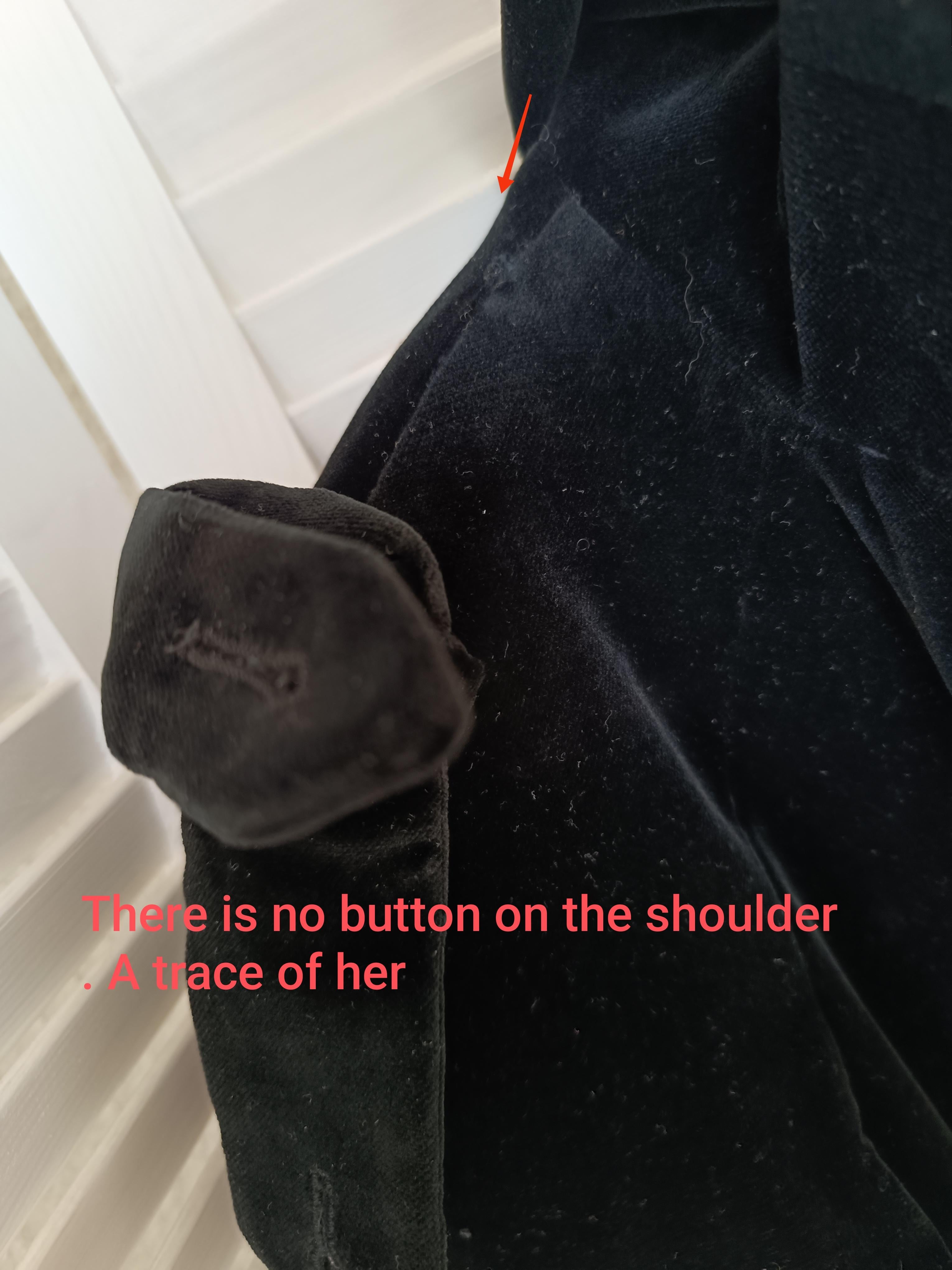 2008 Chanel & Karl Lagerfeld 08A Black Velvet Double Breast Coat with Belt For Sale 11