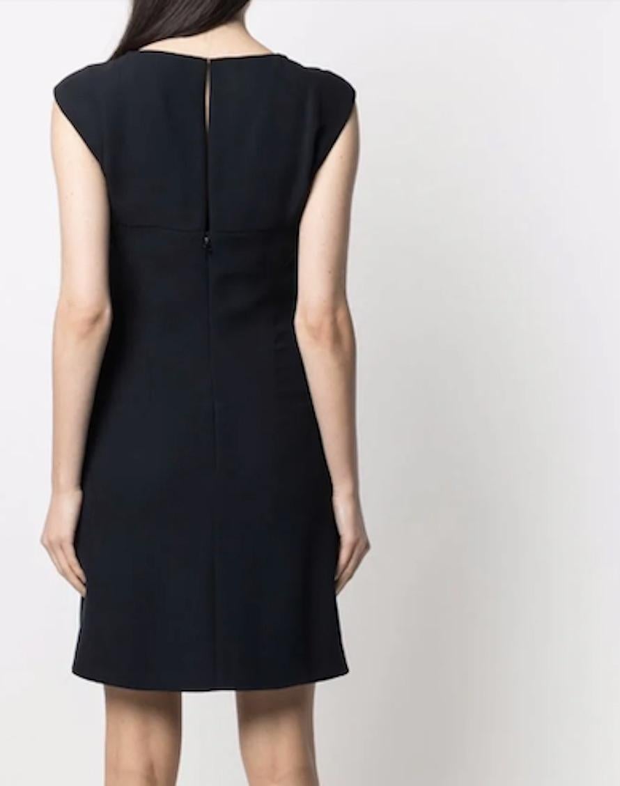  2008 Chanel Navy Silk Dress In Good Condition For Sale In Paris, FR