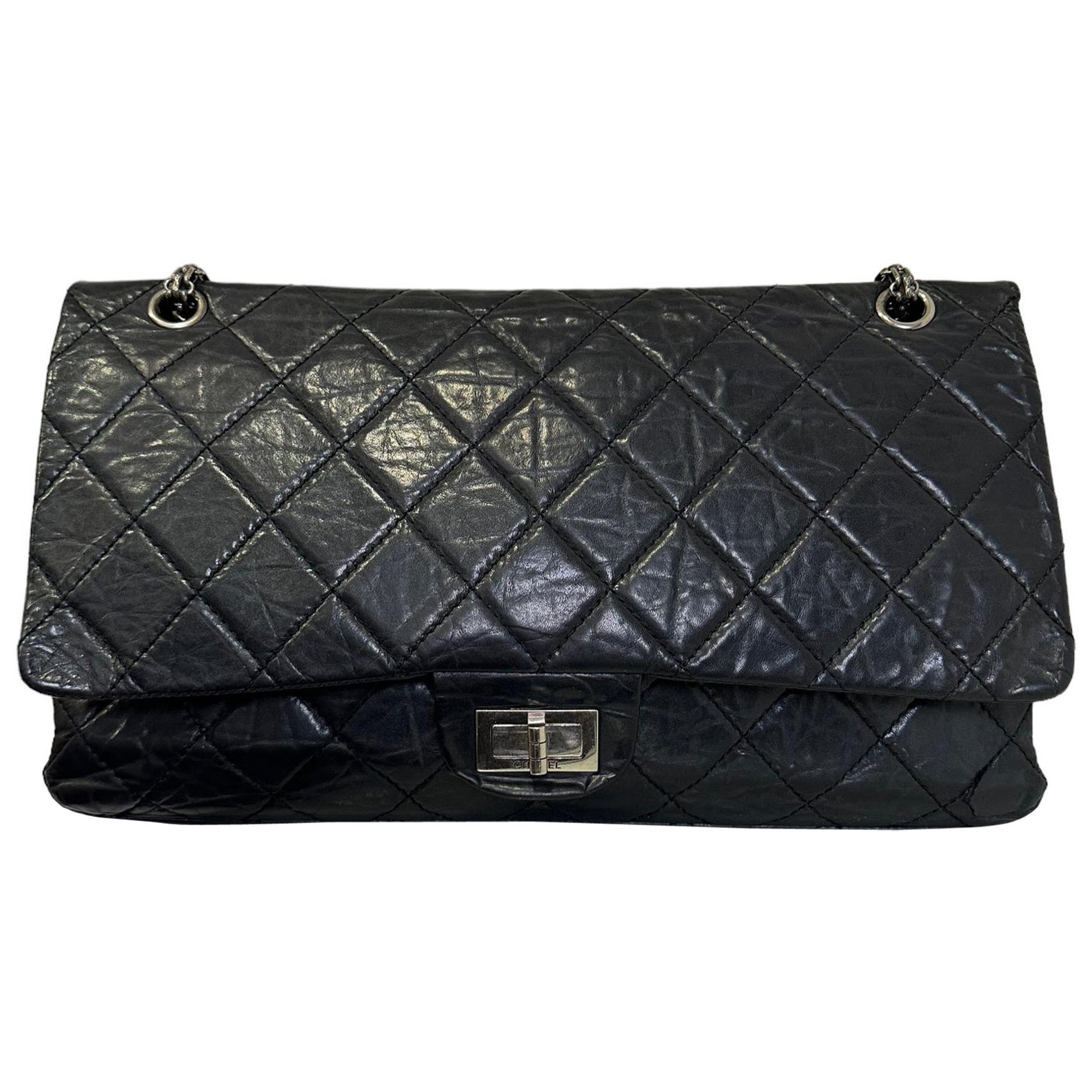 Bolso Chanel Reissue Maxi Jumbo Azul 2008