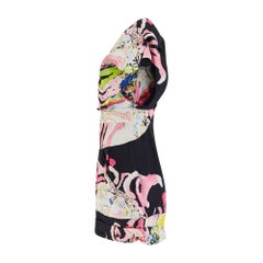 2008 Christian Lacroix Runway Documented Pop Art Print Dress