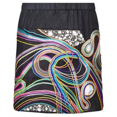 2008 Documented Chloe Resort Rainbow Ribbonwork Skirt
