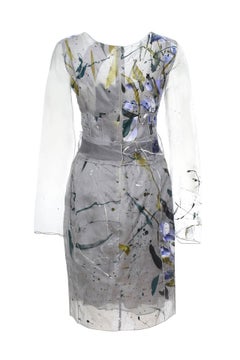 2008 Dolce & Gabbana Hand Painted Limited Edition 45/150 Runway Dress Italian 42