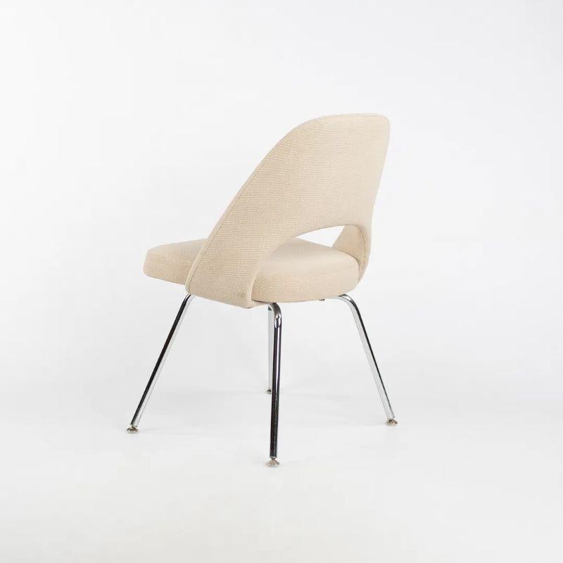 2008 Eero Saarinen for Knoll Armless Executive Side / Dining Chairs For Sale 3