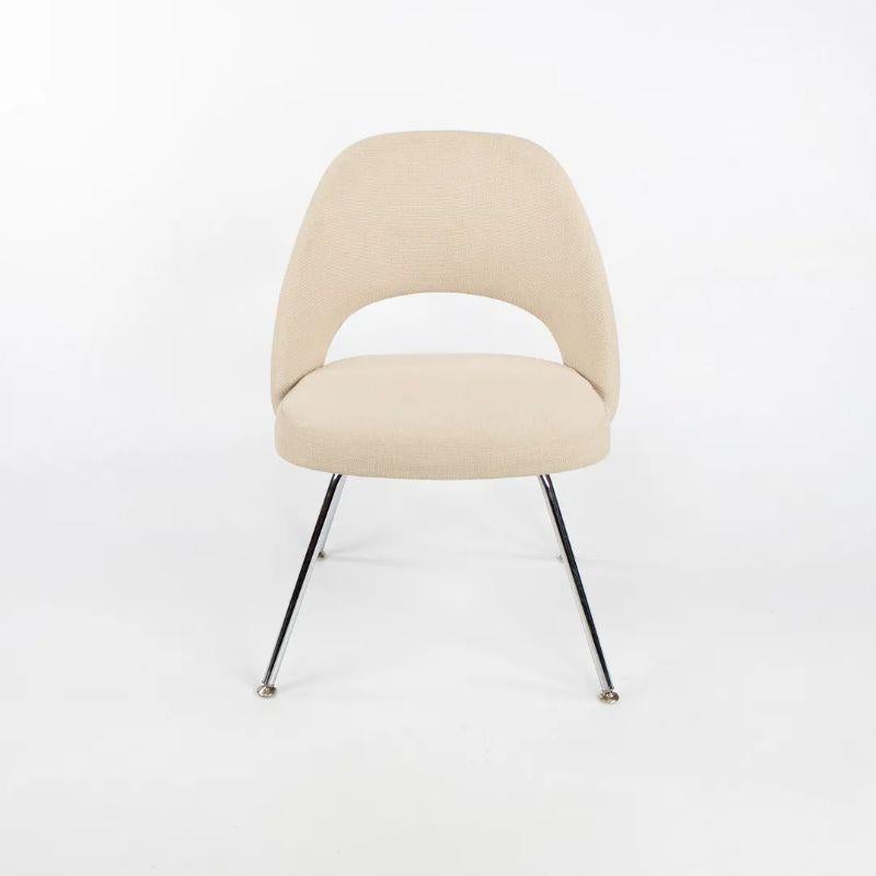 Aluminum 2008 Eero Saarinen for Knoll Armless Executive Side / Dining Chairs For Sale