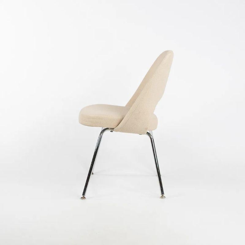 2008 Eero Saarinen for Knoll Armless Executive Side / Dining Chairs For Sale 2