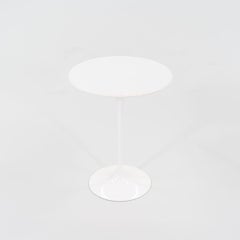 2008 Eero Saarinen for Knoll Tulip Pedestal Round Side Table w/ 16" Laminate Top