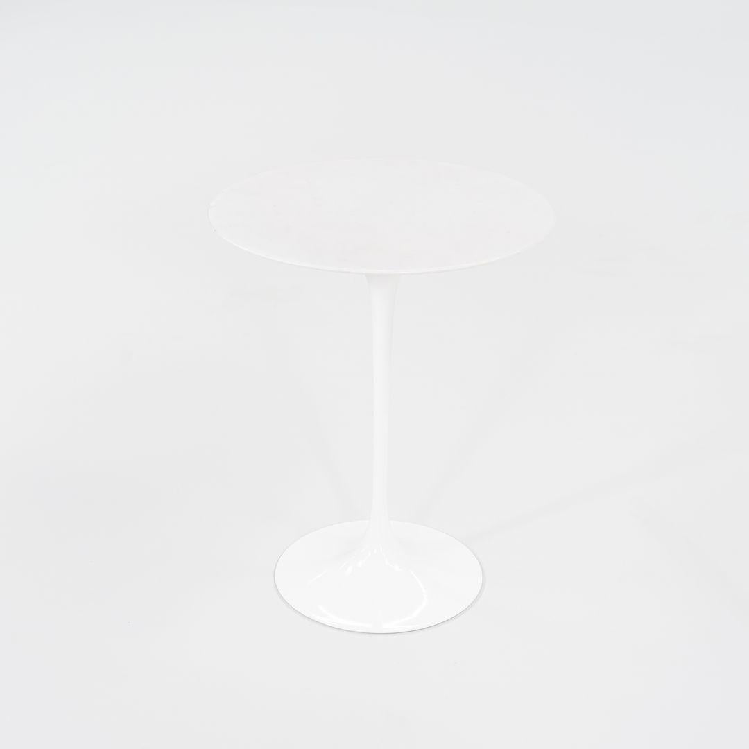 2008 Eero Saarinen for Knoll Tulip Pedestal Round Side Table w/ 16