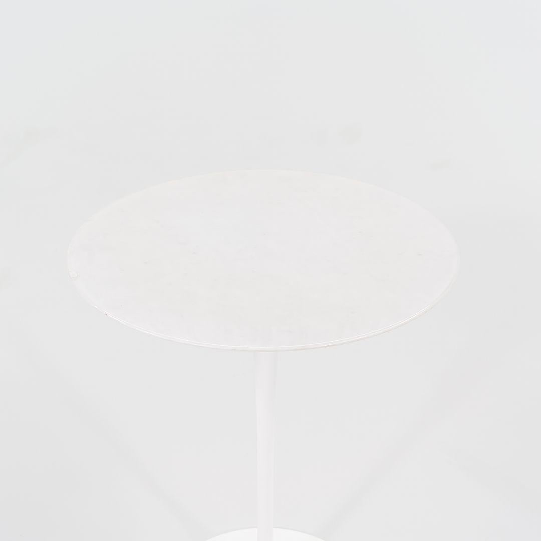 Modern 2008 Eero Saarinen for Knoll Tulip Pedestal Round Side Table w/ 16