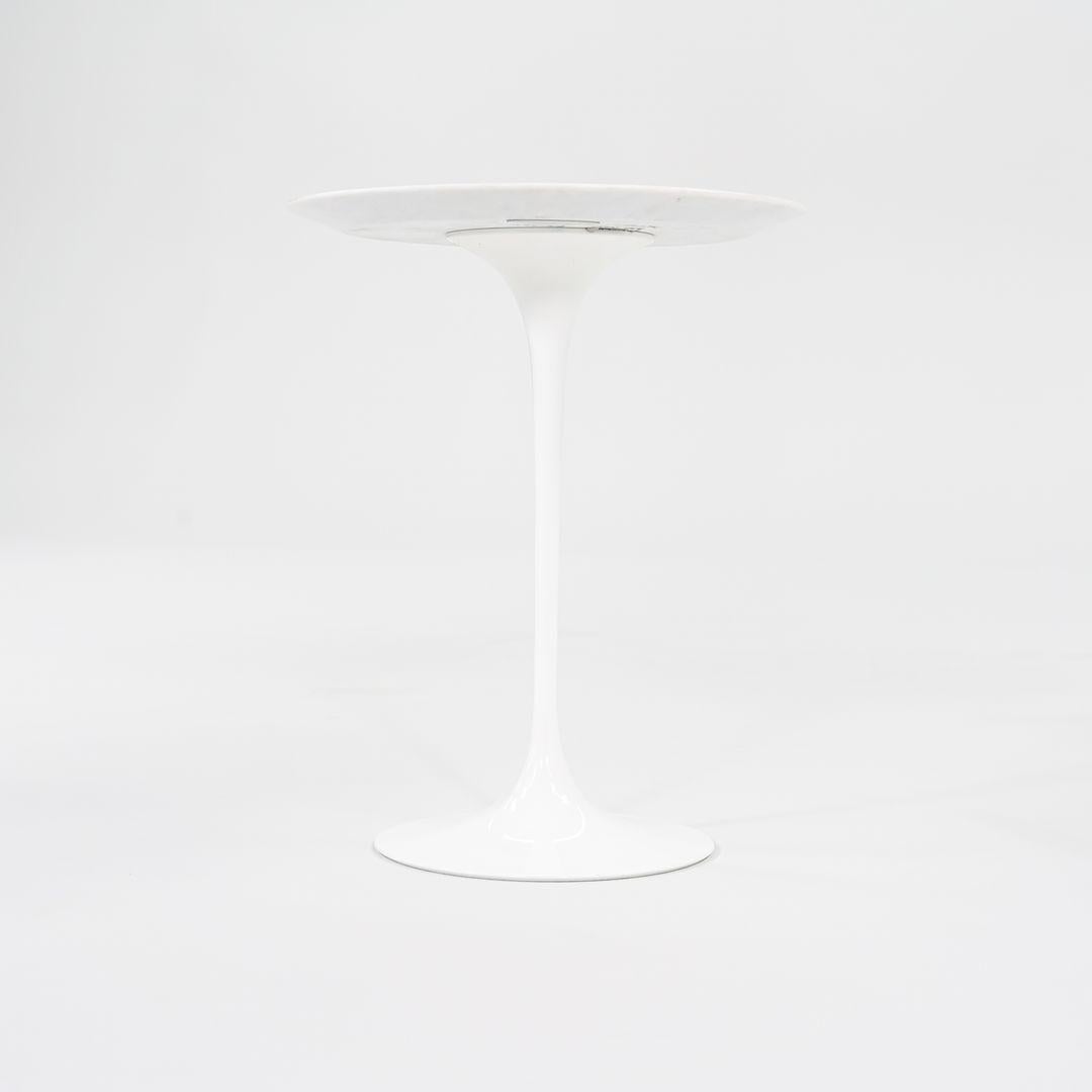 2008 Eero Saarinen for Knoll Tulip Pedestal Round Side Table w/ 16