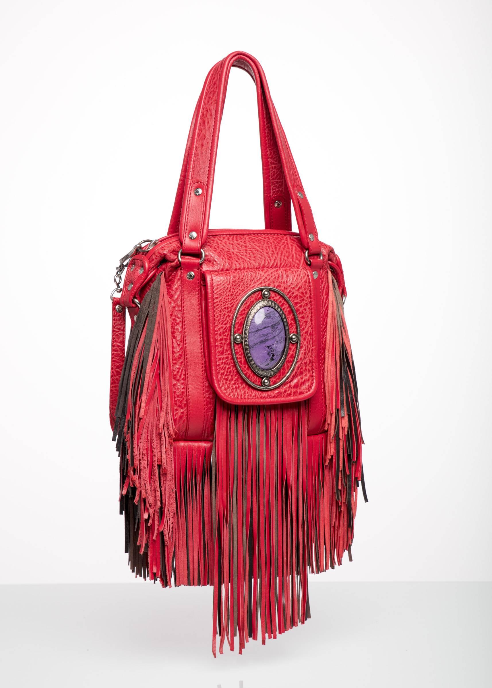 Ergo Bag With Fringe In Upcrafted Leather | Coachtopia ™