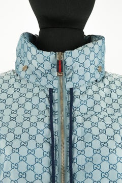 2008 Gucci Light Blue Monogram Jacket