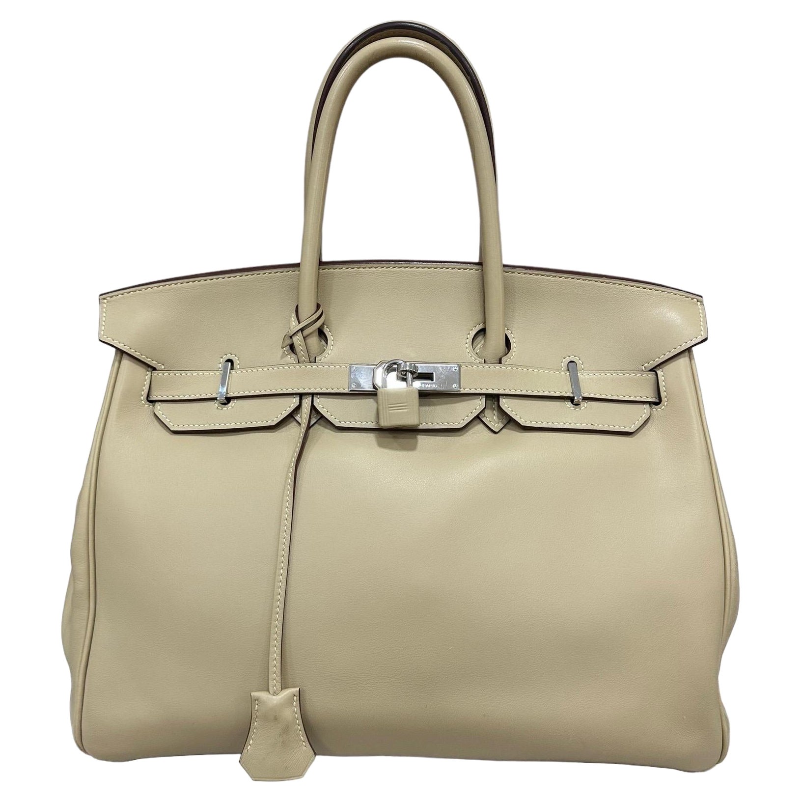 2008 Hèrmes Birkin 35 Hevercalf Trench Top Handle en venta