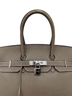 2008 Hermès Birkin 35 Togo Leather Toundra Top Handle Bag