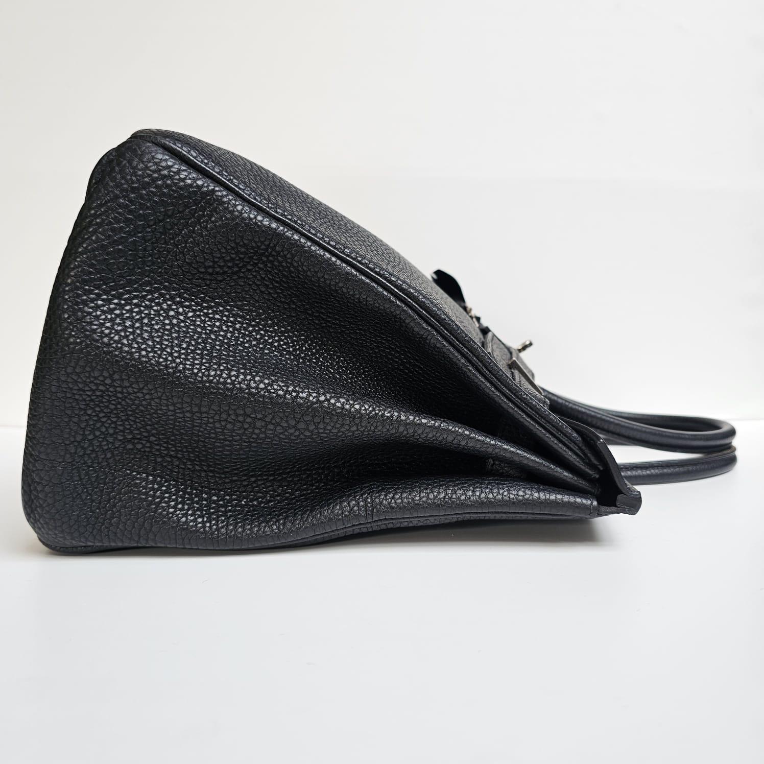 2008 Hermes Black Togo Leather Birkin 35 Bag 11