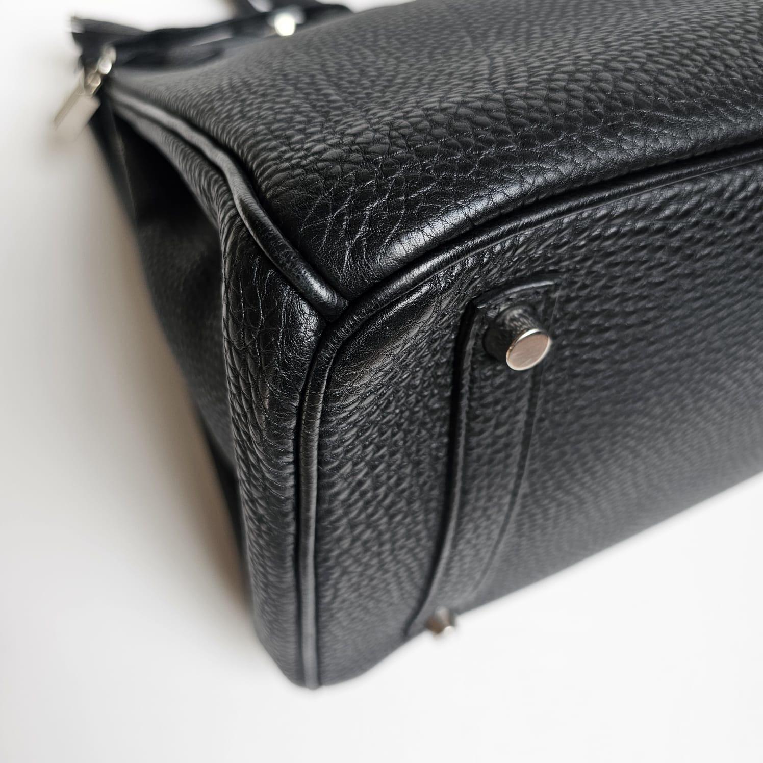 2008 Hermes Black Togo Leather Birkin 35 Bag In Good Condition In Jakarta, Daerah Khusus Ibukota Jakarta