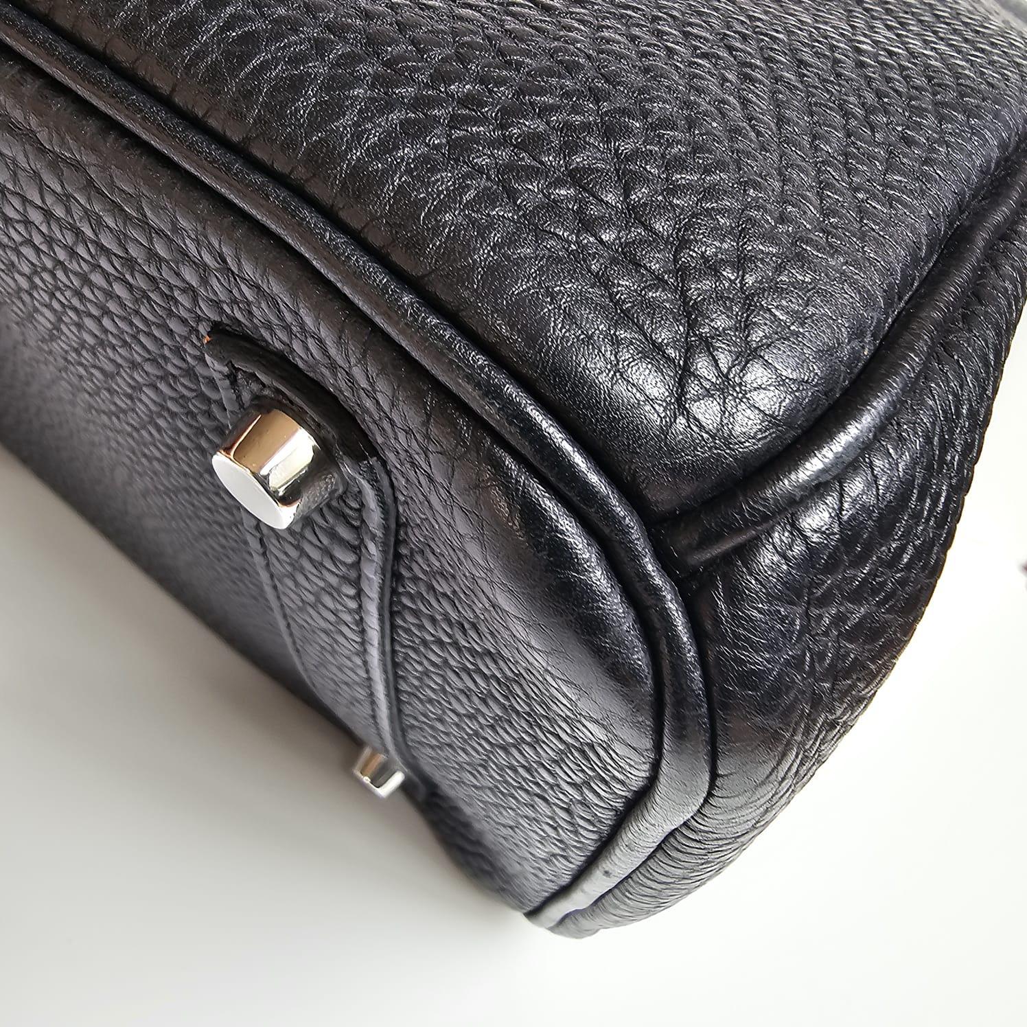 2008 Hermes Black Togo Leather Birkin 35 Bag 5