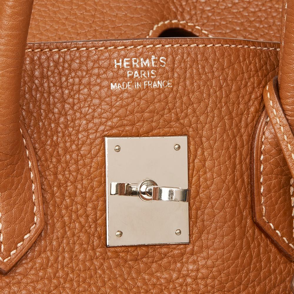 2008 Hermès  Gold Clemence Leather Birkin 35cm 2