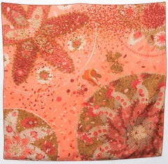 2008 Hermes Offrandes d Un Jour by D Rybaltchenko Silk Scarf